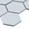 Msi Retro Hexo Bianco 12.6 In. X 11.02 In. X 6 Mm Porcelain Mesh-Mounted Mosaic Tile, 15PK ZOR-MD-0221 - alternate 3